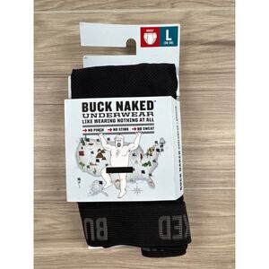 Mens Buck Naked Underwear Briefs Black‎ Size Large